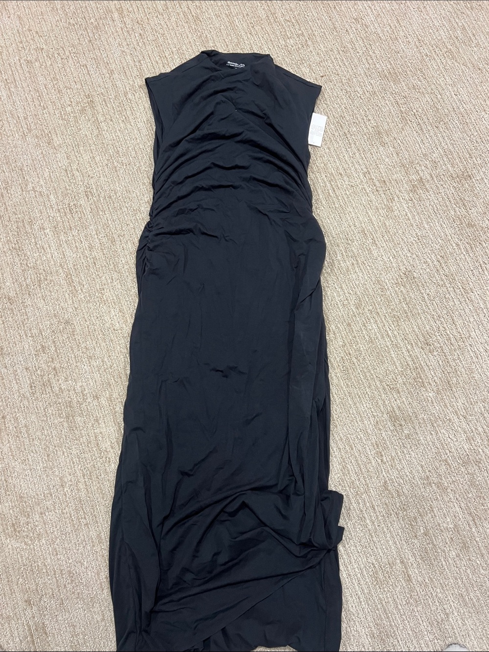 Abercrombie Classy Sleeveless Black Maxi Dress XL